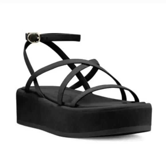 Stuart Weitzman Sweden Black Plataform Size 5B - Picture 2 of 15